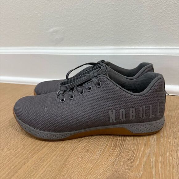 No Bull Men's 8.5 Women's 10 Dark Grey Gum Athletic Trainers Sneakers Lace - Picture 3 of 9